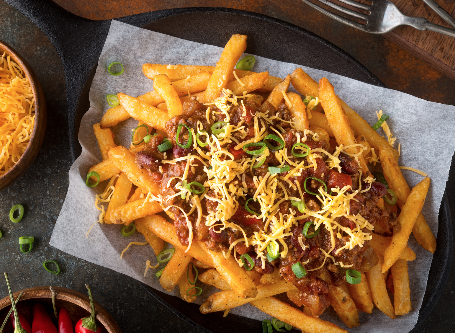 Game Day Chili Cheese Fries