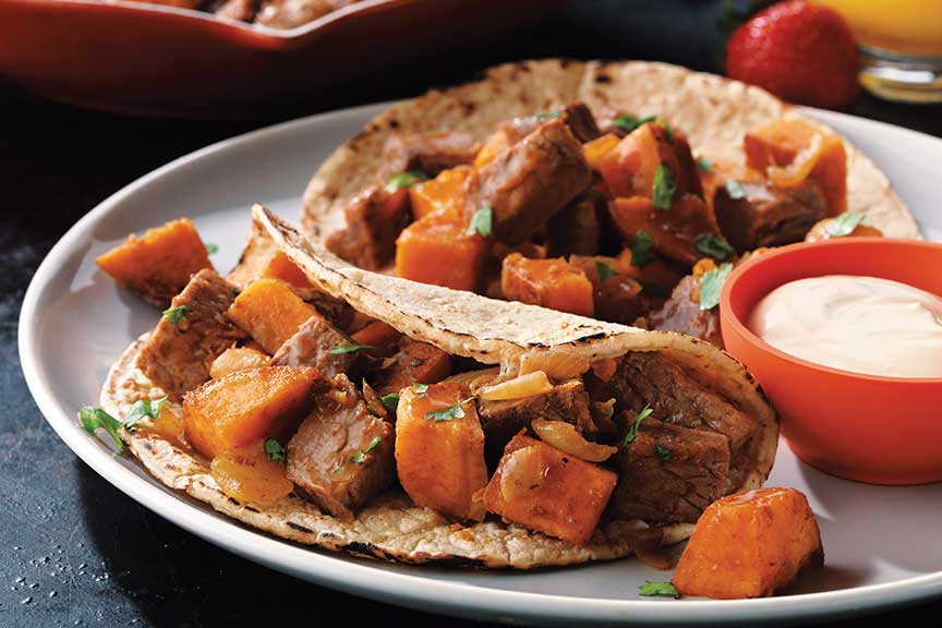 Beef and Sweet Potato Hash