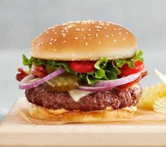 Certified Hereford Beef juicy beef burger